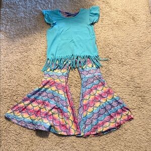 Toddler Ruffle Girl Two Piece Set